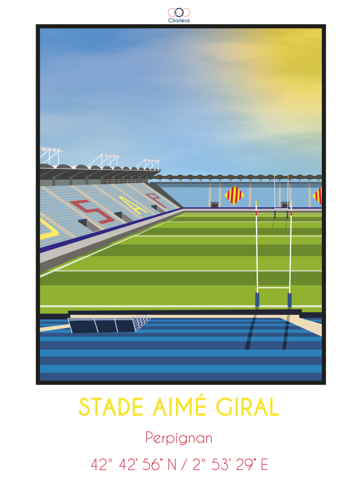 stade aimé giral rugby Perpignan