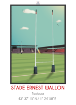 affiche stade toulousain Stade Ernest Wallon