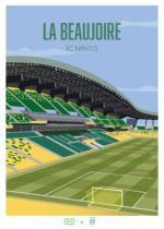 affiche pour fans de Nantes football