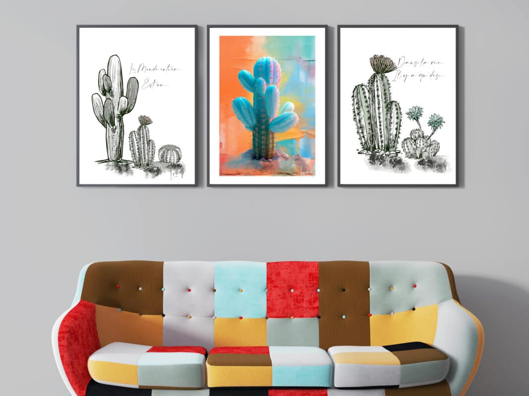 Affiche Cactus Nature