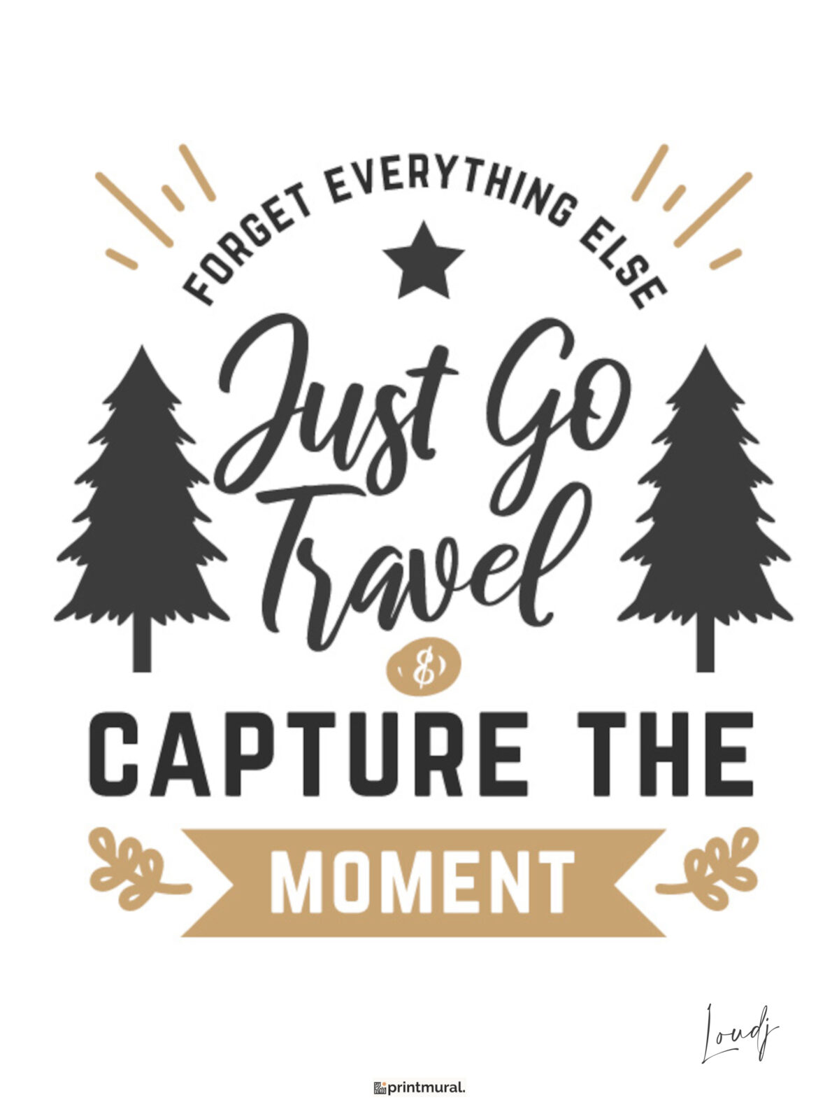 Affiche Aventure - Capture the moment - Voyage évasion travel