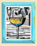 Affiche Apéro Renversant Place Massena Nice Verre de Vin